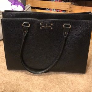 Kate Spade Black Leather Shoulder Bag